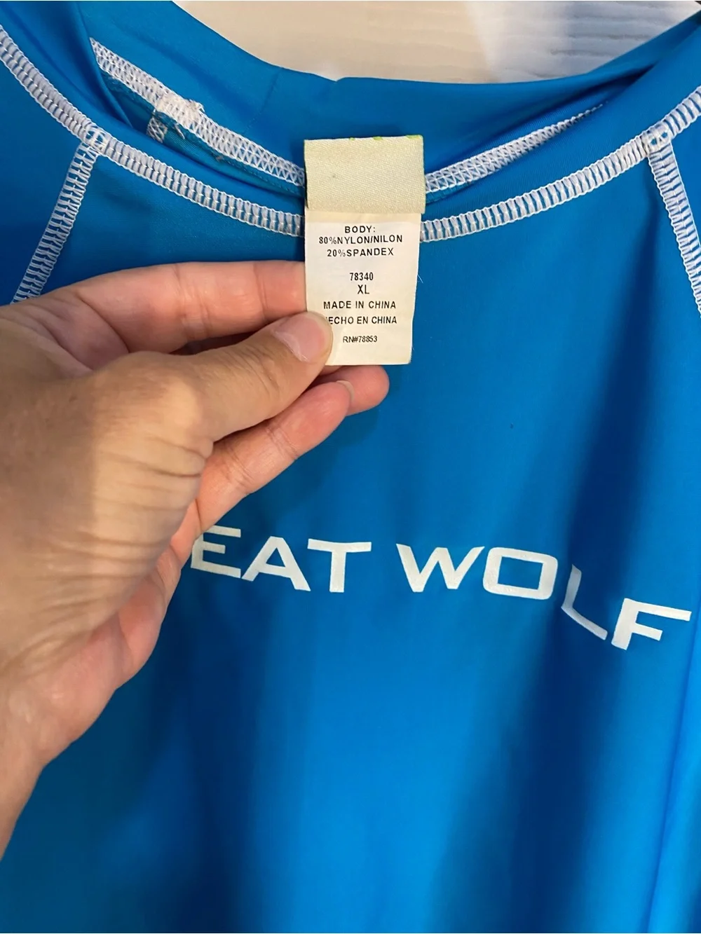 Bundle XL Great Wolf Lodge Men's Blue, Turquoise, & Gray Short-Sleeve Swim Shirt